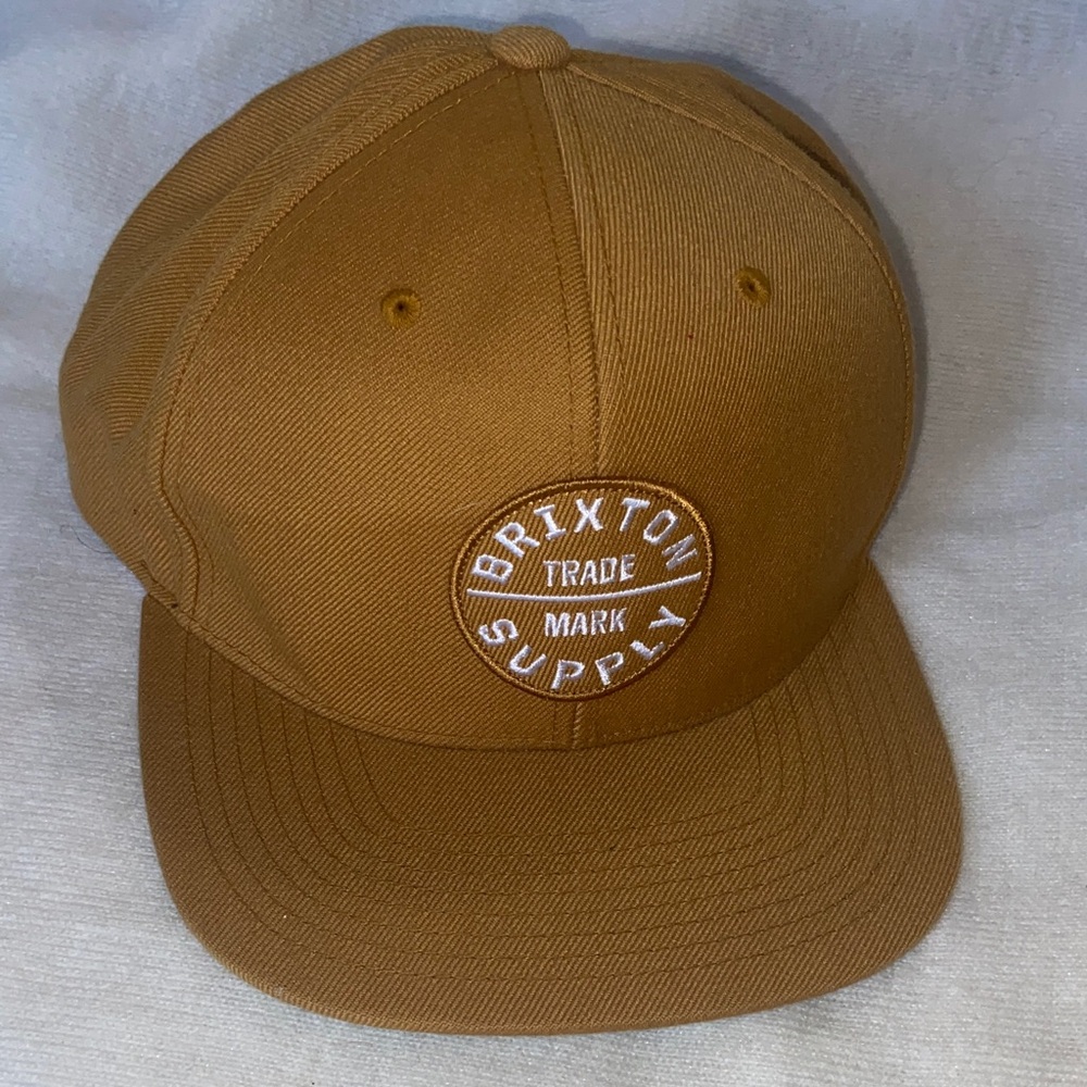 Brixton Men's Brown Logo Hat